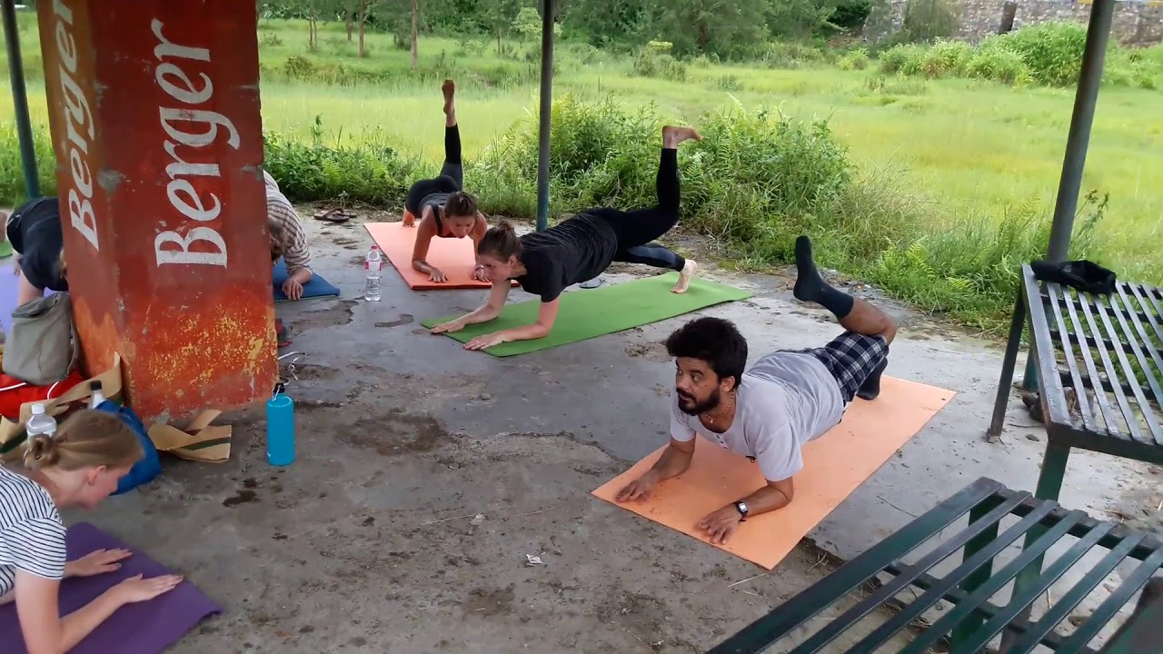 Out door Yoga